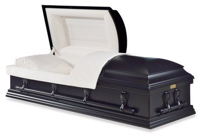 Carnaby Ebony Wood Casket